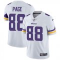 Nike Vikings #88 Alan Page White Vapor Untouchable Limited Jersey