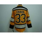 nhl boston bruins #33 chara yellow winter classic