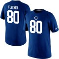 Nike Indianapolis Colts #80 Coby Fleener Pride Name & Number T-Shirt blue