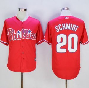 Philadelphia Phillies #20 Mike Schmidt Red New Cool Base Stitched Baseball Jersey