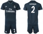 2018-19 Real Madrid 2 CARVAJAL Away Soccer Jersey