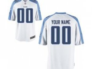 Men\'s Nike Tennessee Titans Customized Game White Jerseys (S-4XL)