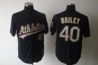 mlb oakland athletics #40 bailey black