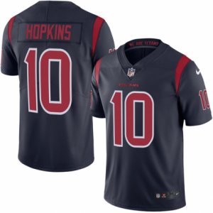 Mens Nike Houston Texans #10 DeAndre Hopkins Limited Navy Blue Rush NFL Jersey