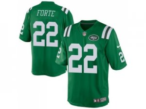 Nike New York Jets #22 Matt Forte Green Men\'s Stitched NFL Elite Rush Jersey