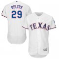 2016 Men Texas Rangers Adrian Beltre Majestic White Flexbase Authentic Collection Player Jersey
