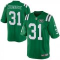 Nike New York Jets #31 Antonio Cromartie Green Men Rush jerseys(Elite)