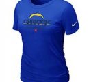 Women San Diego Charger Blue T-Shirt