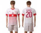 Switzerland #20 Djourou Away Soccer Country Jersey