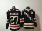Men Adidas New York Rangers #27 Ryan McDonagh Blue Home Authentic Stitched NHL Jersey