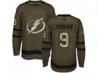 Youth Adidas Tampa Bay Lightning #9 Tyler Johnson Green Salute to Service Stitched NHL Jersey