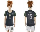 Womens Germany #13 Muller Away Soccer Country Jersey