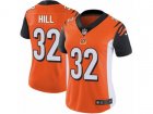 Women Nike Cincinnati Bengals #32 Jeremy Hill Vapor Untouchable Limited Orange Alternate NFL Jersey