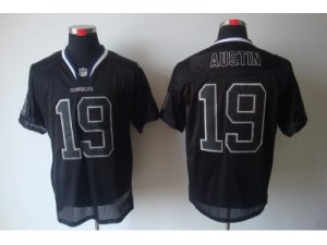 Nike NFL Dallas Cowboys #19 Miles Austin Lights Out Black Jerseys[Elite]