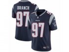 Mens Nike New England Patriots #97 Alan Branch Vapor Untouchable Limited Navy Blue Team Color NFL Jersey