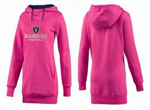 Women Oakland Raiders Logo Pullover Hoodie-004