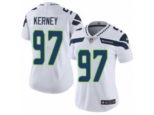 Women Nike Seattle Seahawks #97 Patrick Kerney Vapor Untouchable Limited White NFL Jersey