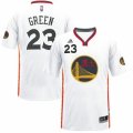 Mens Adidas Golden State Warriors #23 Draymond Green Authentic White 2017 Chinese New Year NBA Jersey
