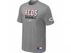 Cincinnati Reds L.Grey Nike Short Sleeve Practice T-Shirt