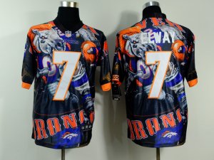 Nike Denver Broncos #7 John Elway Camo Jerseys(Elite Fanatical Version)