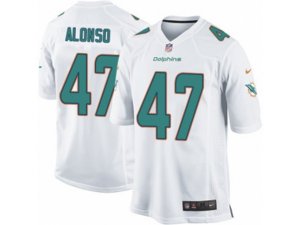 Nike Miami Dolphins #47 Kiko Alonso Game White NFL Jersey