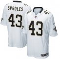 nike nfl new orleans saints #43 sproles white game jersey