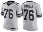Nike Green Bay Packers #76 Mike Daniels 2016 Gridiron Gray II Mens NFL Limited Jersey
