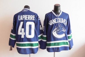 nhl jerseys vancouver canucks #40 lapierre black