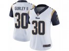 Women Nike Los Angeles Rams #30 Todd Gurley Vapor Untouchable Limited White NFL Jersey
