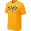 Nike MLB Boston Red Sox 2014 Home Practice T-Shirt - Yellow