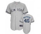 mlb new york yankees #46 pettitte grey[2009 logo]