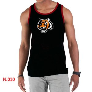 Nike NFL Cincinnati Bengals Sideline Legend Authentic Logo men Tank Top Black 2