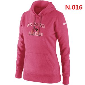 Women Arizona Cardinals Logo Pullover Hoodie-5