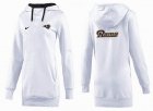 Women St. Louis Rams Logo Pullover Hoodie-032