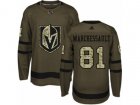 Adidas Vegas Golden Knights #81 Jonathan Marchessault Authentic Green Salute to Service NHL Jersey