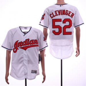 Indians #52 Mike Clevinger White Flexbase Jersey