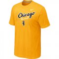 Nike MLB Chicago White Sox 2014 Home Practice T-Shirt - Yellow