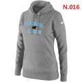 Women Carolina Panthers Logo Pullover Hoodie-4