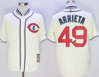 Mlb chicago Cubs #49 Jake Arrieta 1929 Turn Back The Clock Jersey