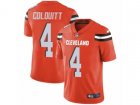 Nike Cleveland Browns #4 Britton Colquitt Vapor Untouchable Limited Orange Alternate NFL Jersey