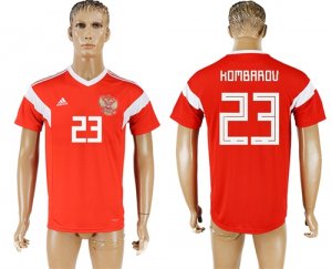 Russia 23 KOMBRROV Home 2018 FIFA World Cup Thailand Soccer Jersey