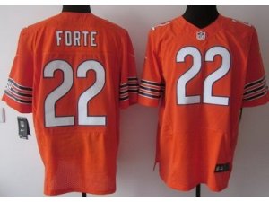 Nike NFL Chicago Bears #22 Matt Forte Knox Orange Jerseys(Elite)