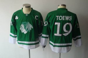 youth chicago blackhawks #19 toews green[2011]