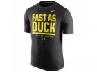 Oregon Ducks Nike Local Verbiage Fast As Duck Dri-FIT T-Shirt Black