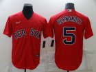 Red Sox #5 Enrique Hernandez Red Nike Cool Base Jersey