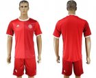 Danmark Blank Red Home Soccer Country Jersey