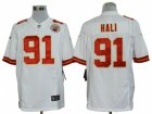 Nike NFL Kansas City Chiefs #91 Tamba Hali white jerseys(Limited)