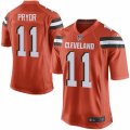 Mens Nike Cleveland Browns #11 Terrelle Pryor Game Orange Alternate NFL Jersey