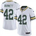 Nike Green Bay Packers #42 Morgan Burnett White Mens Stitched NFL Limited Rush Jersey