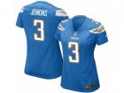 Women Nike Los Angeles Chargers #3 Rayshawn Jenkins Game Electric Blue Alternate NFL Jersey